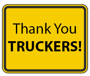 Thank You Truckers!